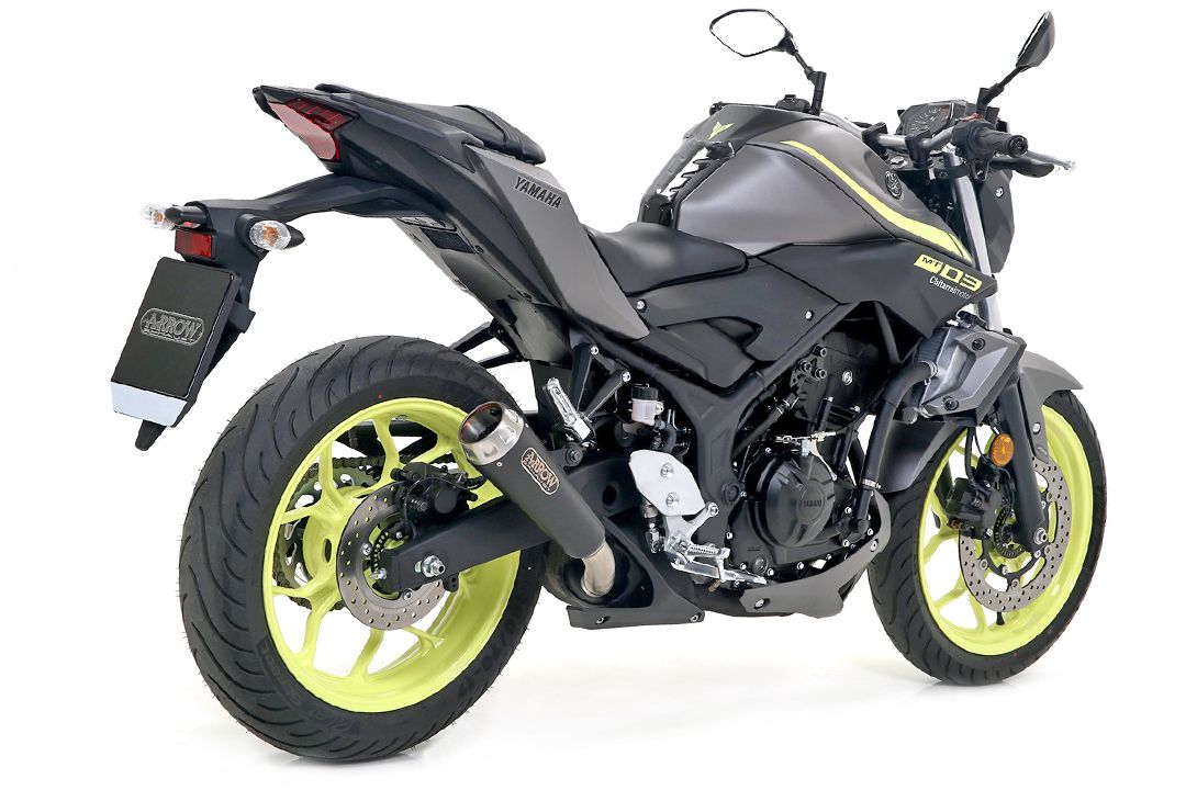 ARROW Auspuff DARK PRO Race für Yamaha MT-03 (16-)