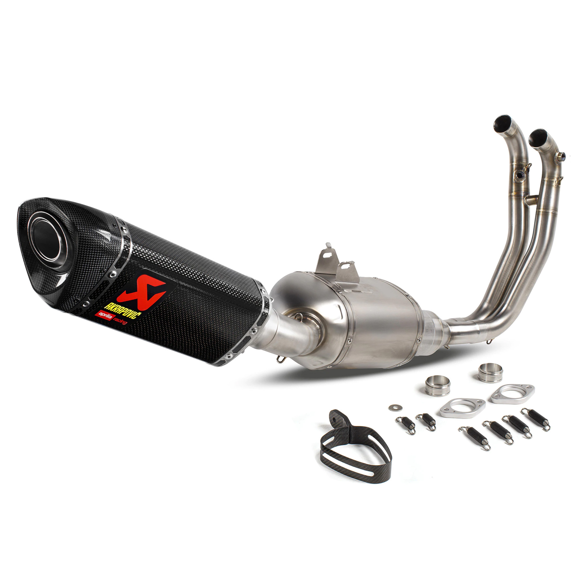 Akrapovic Sportauspuff Schalldämpfer-Komplettanlage für Aprilia RS 660 (homologiert / zugelassen)