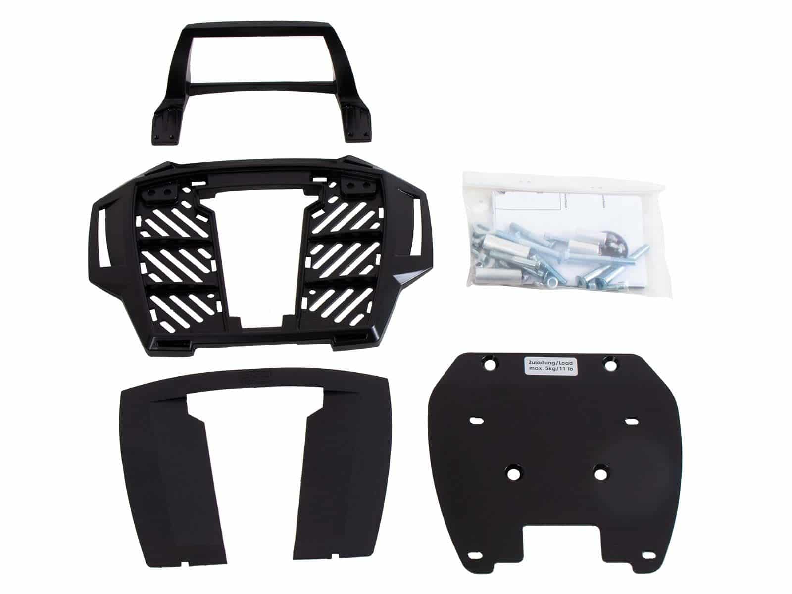 Alurack Topcaseträger schwarz für BMW BMW F 650 GS Twin /F 700 GS Hepco & Becker