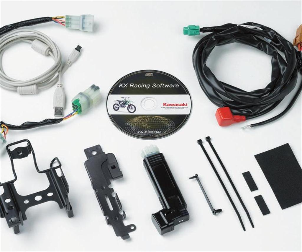 Wire, lead mode select plug. White (Soft racetrack) KX450F 2015 Original Kawasaki
