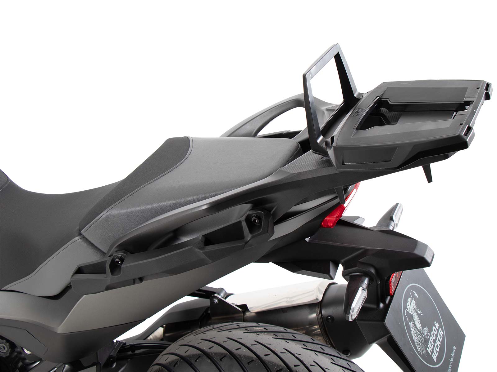 Alurack Topcaseträger für Originalgepäckbrücke für Honda NT 1100 (22-24) Hepco & Becker