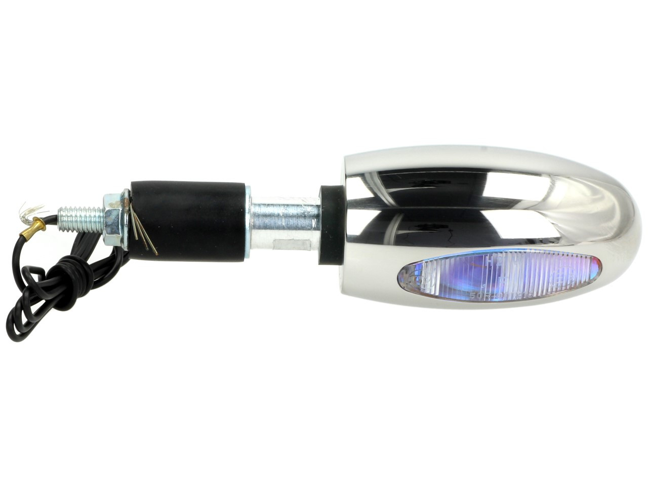 Kellermann Blinker, BL 1000 white, Edelstahl, Halogen, VR/VL, 12 V, 21 W, silber poliert, glänzend
