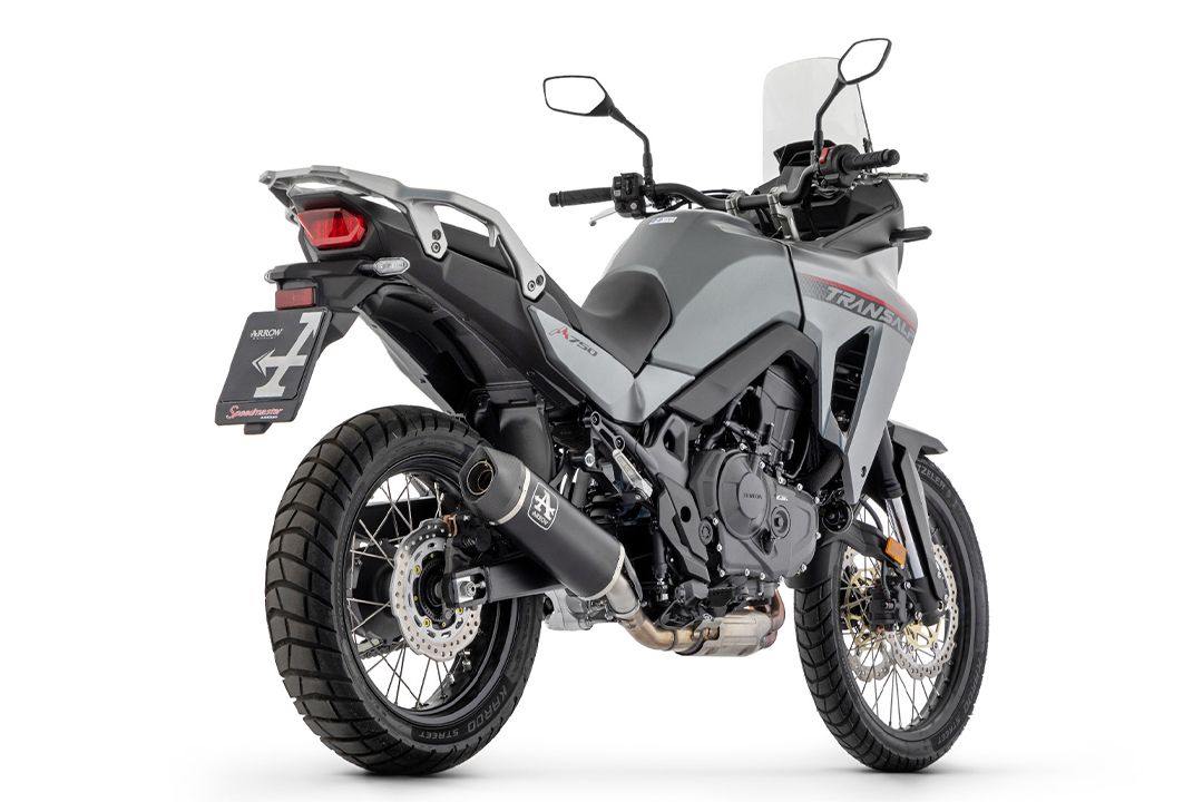 ARROW Auspuff INDY RACE DARK Aluminium für Honda XL 750 Transalp Modelljahr 2023-