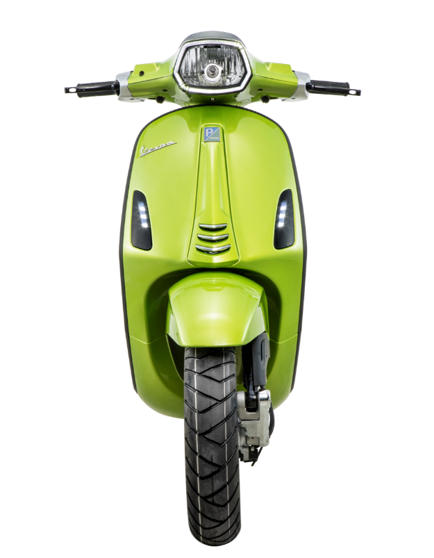 Lampenring LED Leuchtring für Vespa Sprint 50ccm 2T/​4T, schwarz matt