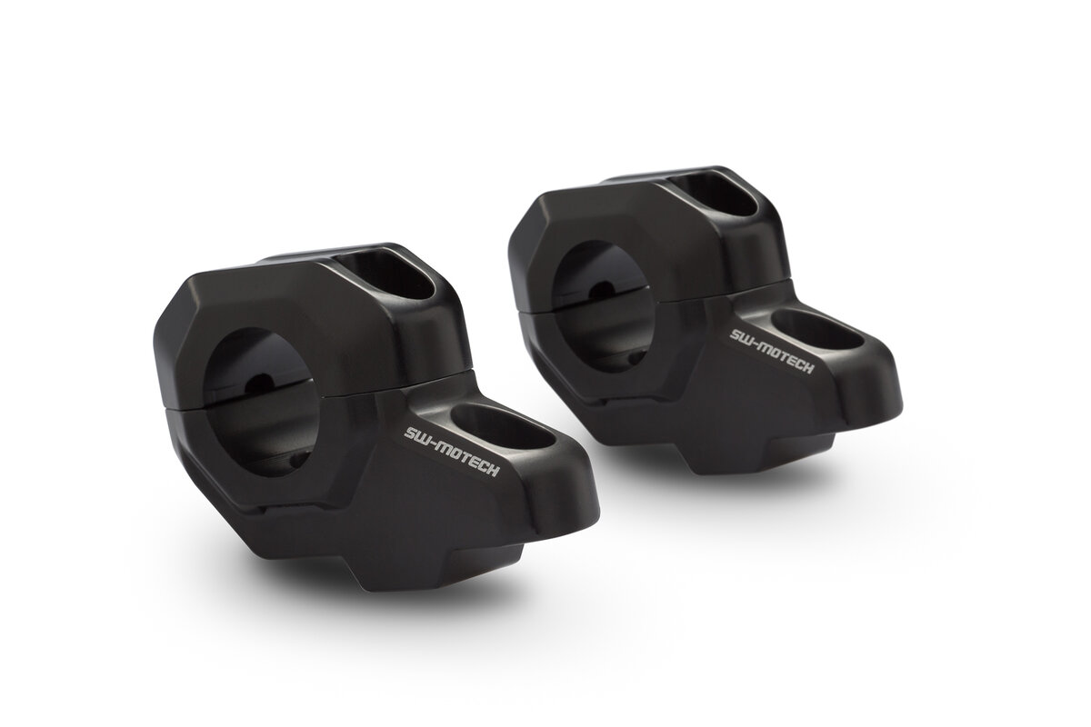 SW-Motech Lenkerverlegung, schwarz, H=30 mm, Verlegung um 21 mm für Yamaha XT 660 R /X