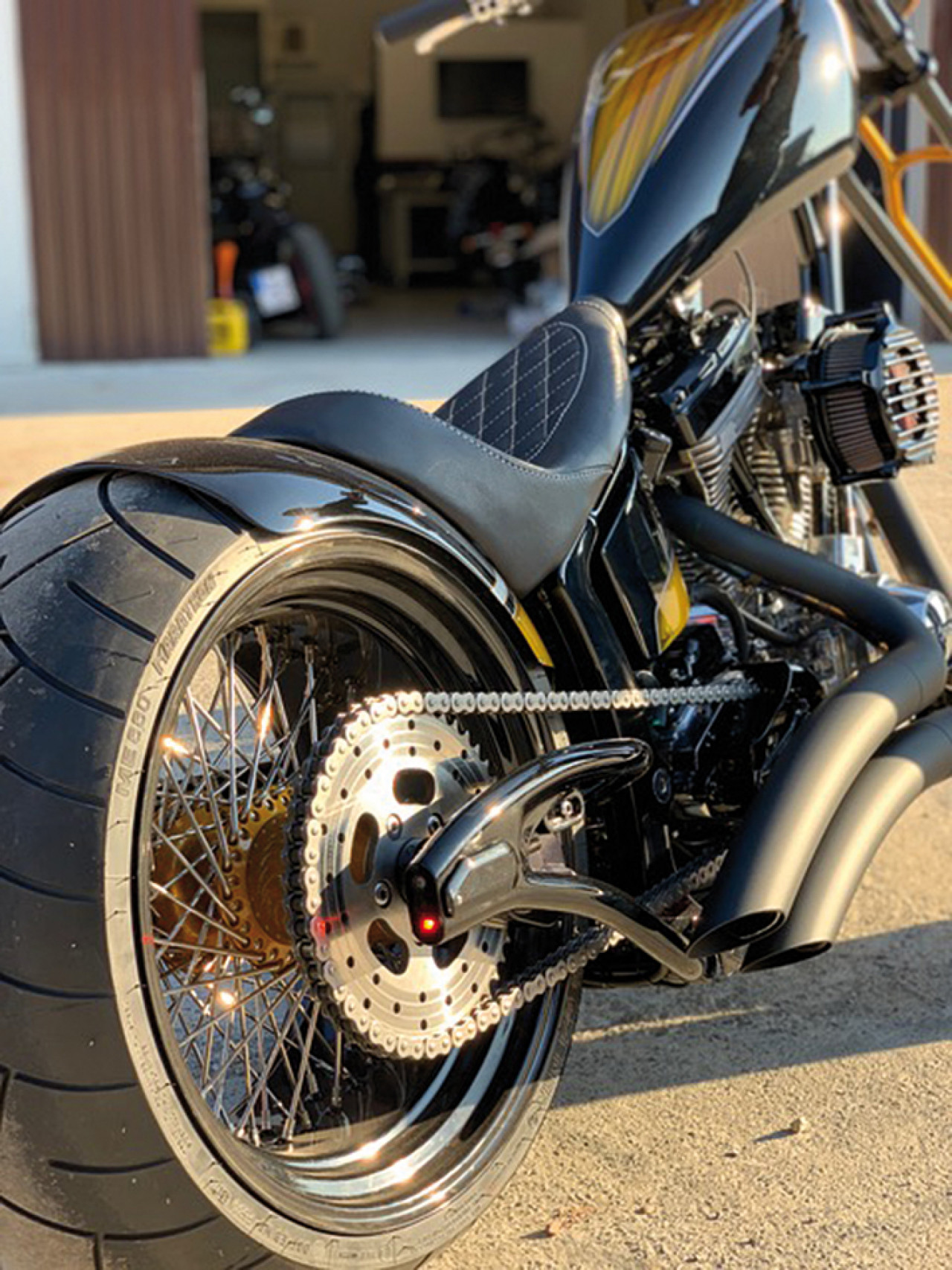 Kellermann Rück- und Bremslicht, Atto RB Dark Integral, Aluminium, LED, HL/HR 12 V, schwarz glänzend