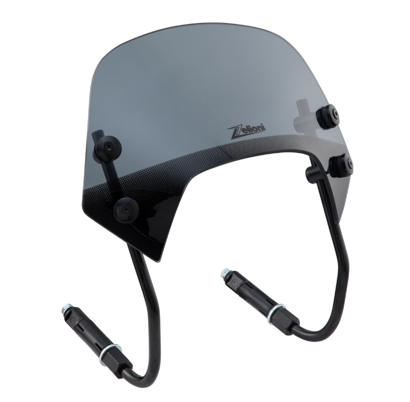 Flyscreen ZELIONI Racing für Vespa Sprint 50-150ccm 2T/​4T, schwarz getönt