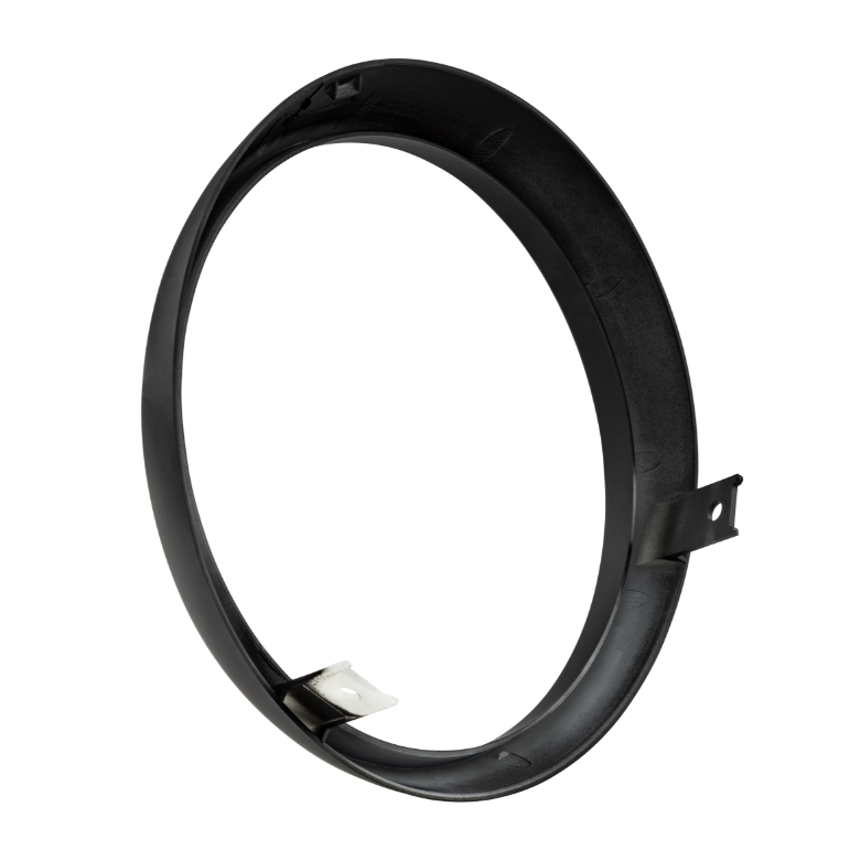 Lampenring für Vespa Primavera /Elettrica 50-150ccm 2T/​4T, schwarz matt