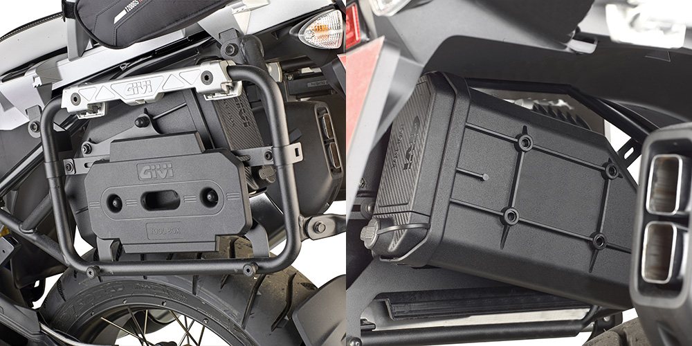 Kit für die Montage der S250 Tool Box für BMW R 1200 GS Adventure (Bj. 14-18) / R 1200 GS (Bj. 13-18