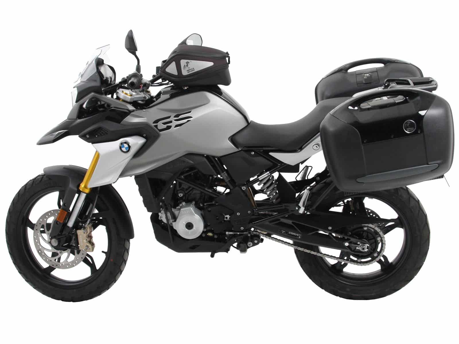 Seitenkofferträger festverschraubt schwarz für BMW G 310 GS (17-19) Hepco & Becker