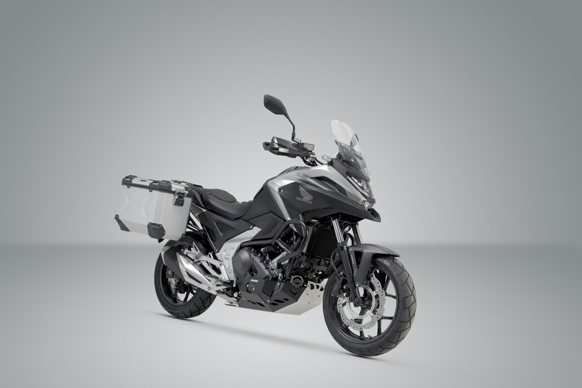 SW-Motech TRAX ADV Alukoffer-System silber für (45l) für Honda NC750X (21-), RH09