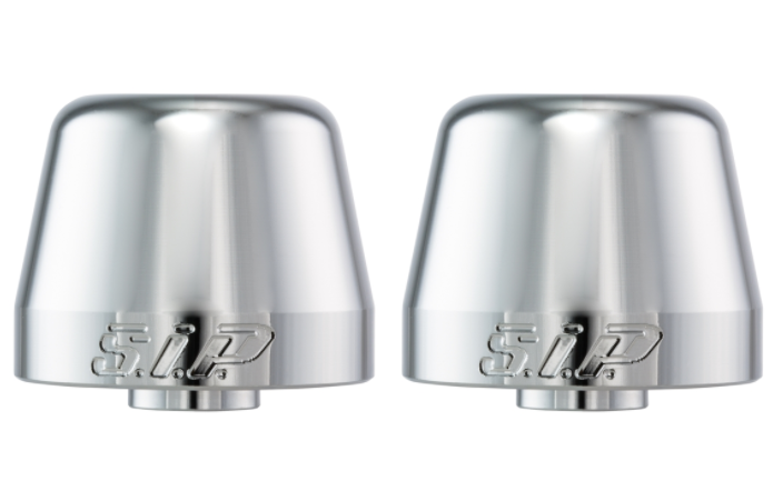 Lenkerendengewichte links/rechts für Vespa Primavera/​Sprint/​ET/​LX/​LXV/​S, chrom