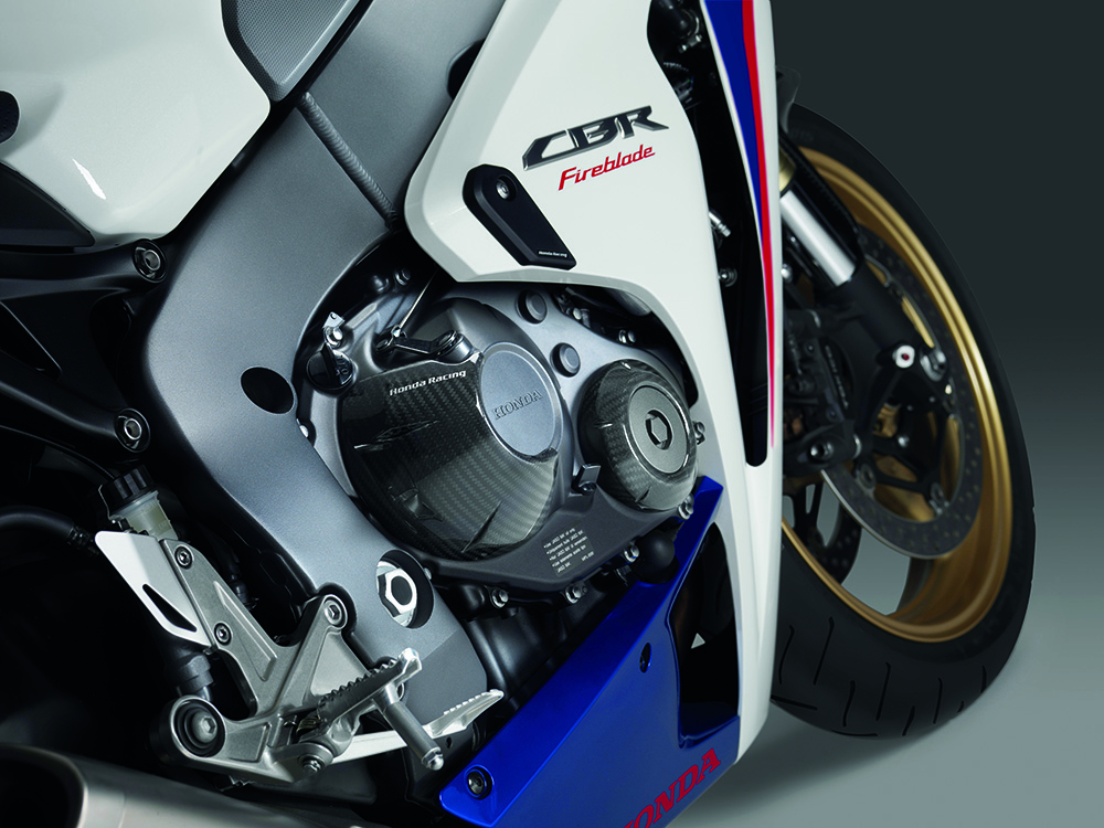 Protektoren Motorgehäuse, Carbon Original Honda CBR1000RR Fireblade / SP mit ABS