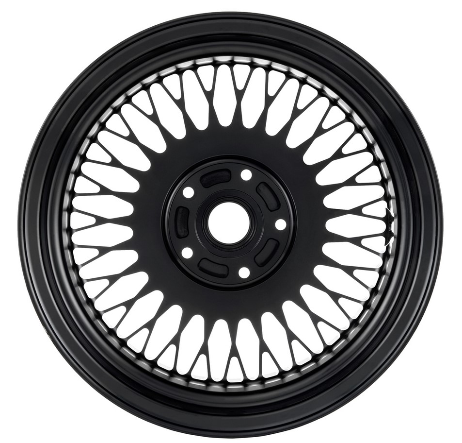 Felge Comb 1 vorne/hinten für Vespa GTS/​GTS Super/​GTV/GT/946 125-300ccm, schwarz glänzend