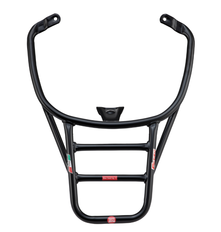 Gepäckbrücke hinten für Vespa Primavera /​Sprint /​Elettrica 50-150ccm, schwarz