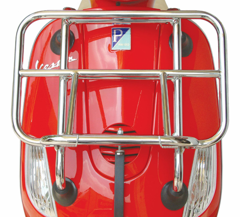 Gepäckträger vorne für Vespa LX /​S 50-150ccm, klappbar, chrom