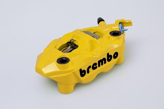 Brembo Bremssattel, gelb, linke Seite für Suzuki GSX-S1000 BJ. 2015-2017
