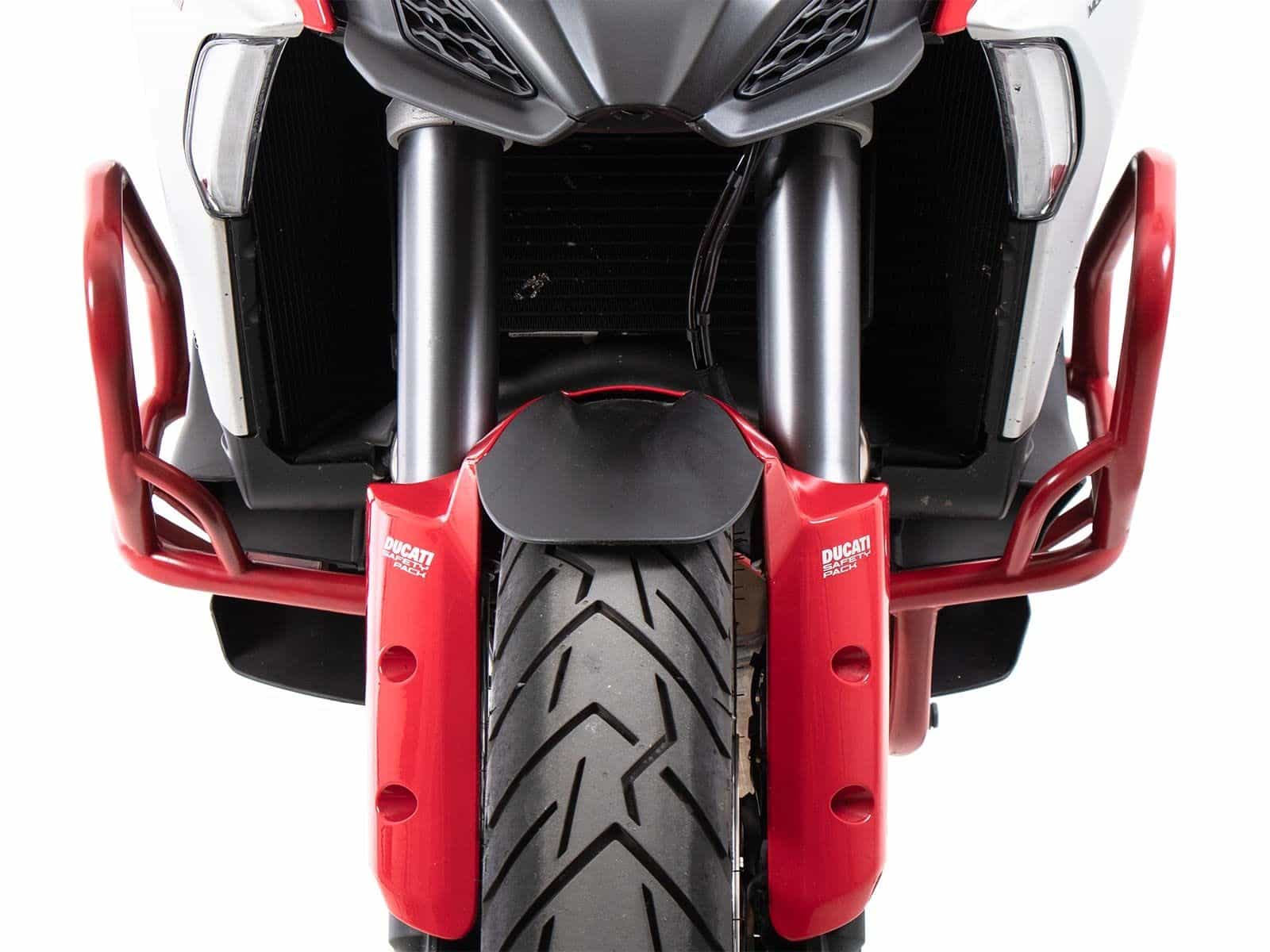 Motorschutzbügel rot für Ducati Multistrada V4 /S /Pikes Peak /Rally /RS (25-) Original