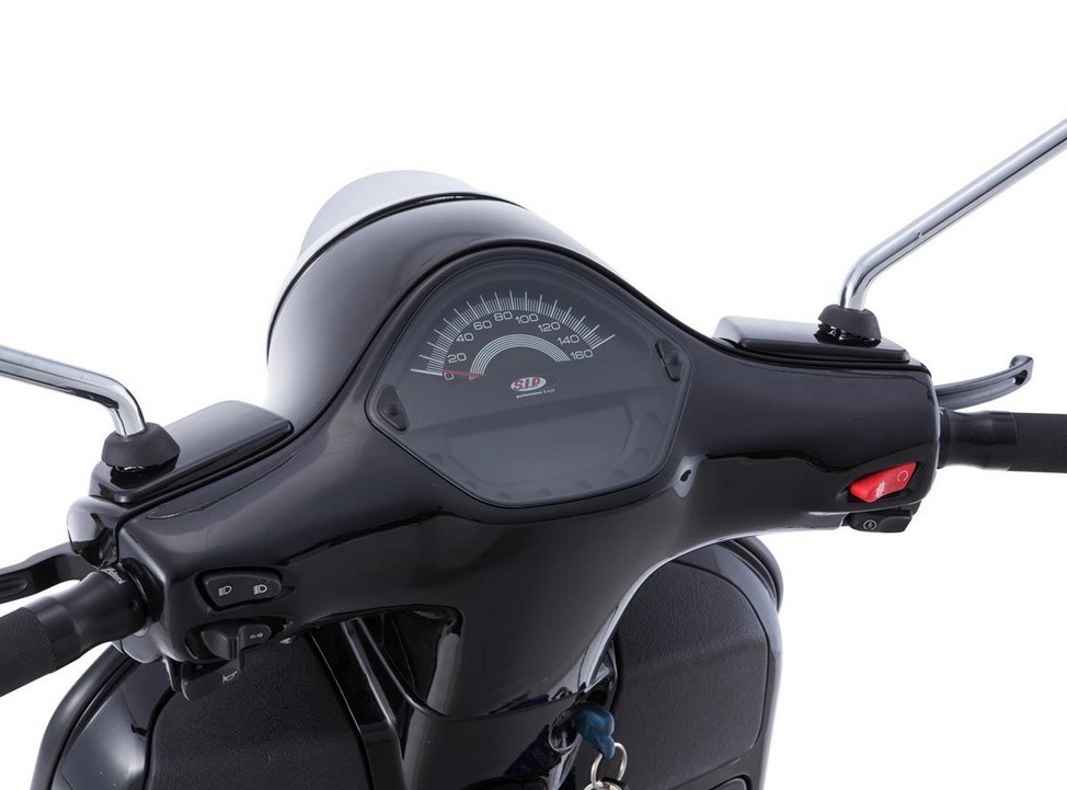 Drehzahlmesser/Tacho für Vespa GTS/​GTS Super/​GTS SuperSport, i.e., 125-300ccm (-'14), schwarz