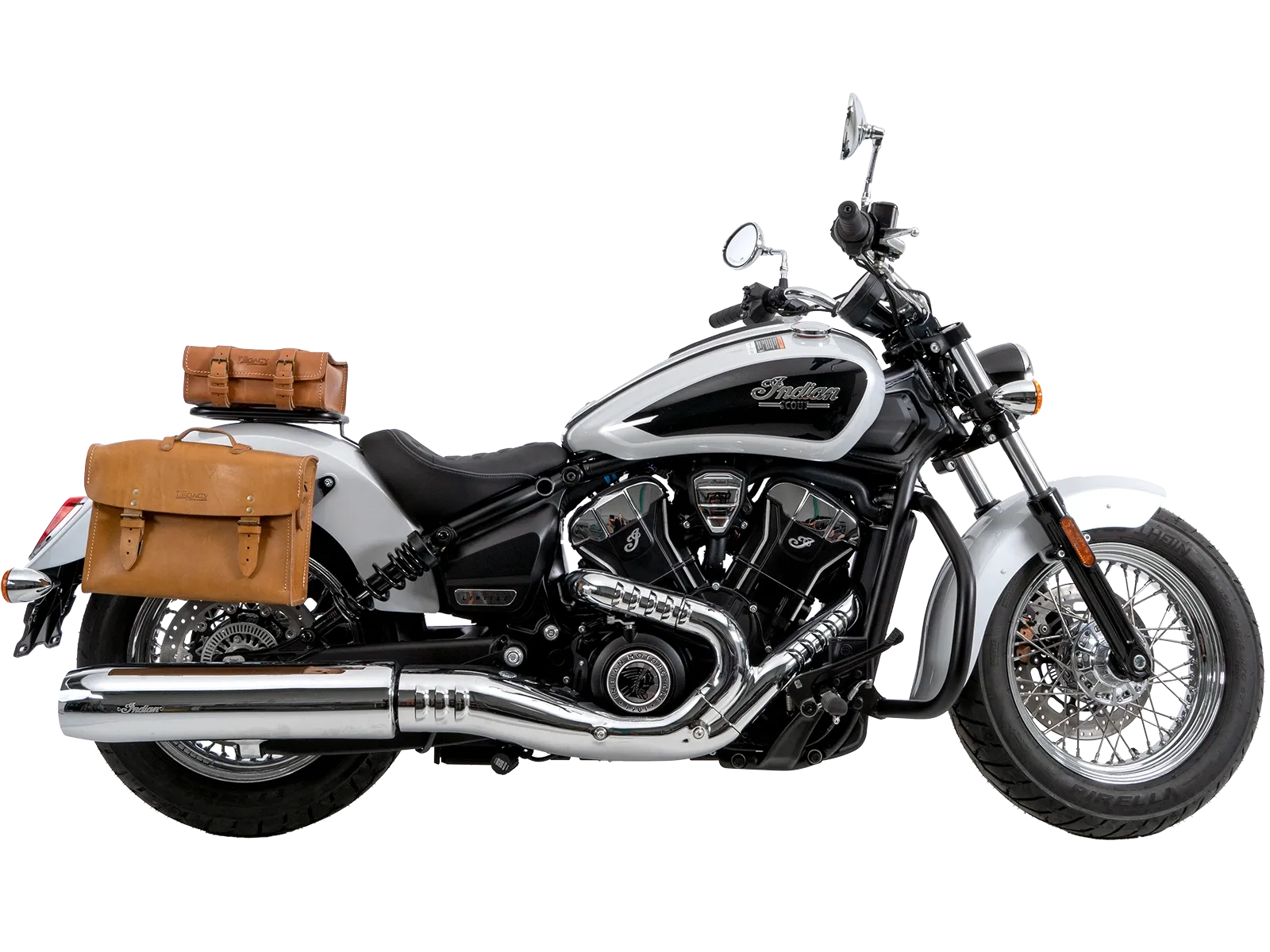 C-Bow Seitenträger chrom für Indian Scout Sixty Classic (25-) Hepco & Becker