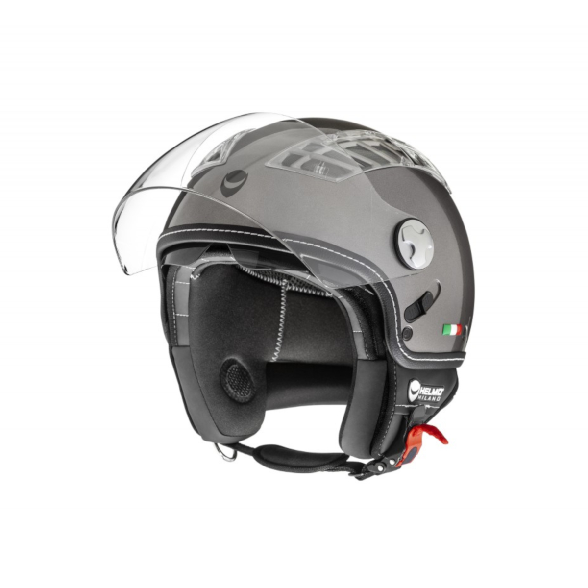 Helmo Milano Demi Jet, Turbine, grau