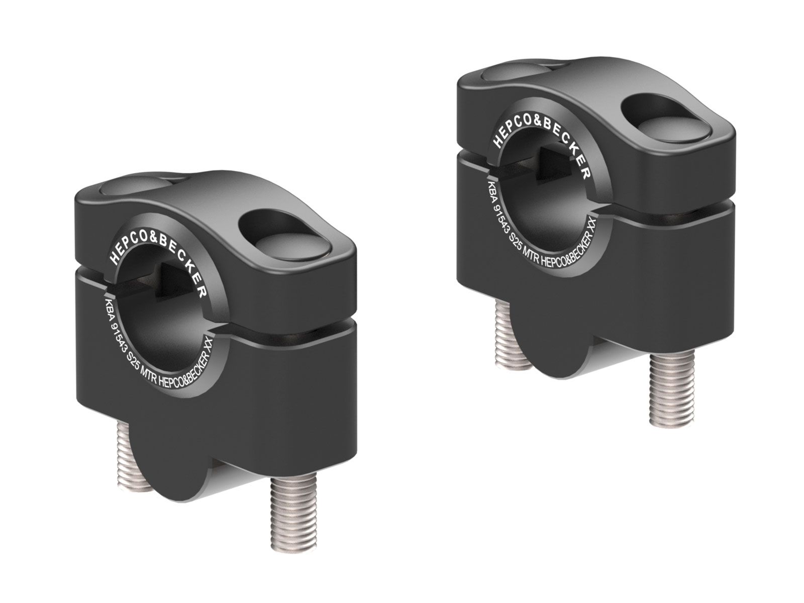 Lenkererhöhung H=20 mm für Aprilia RSV Mille/Tuono (06-08) Hepco & Becker