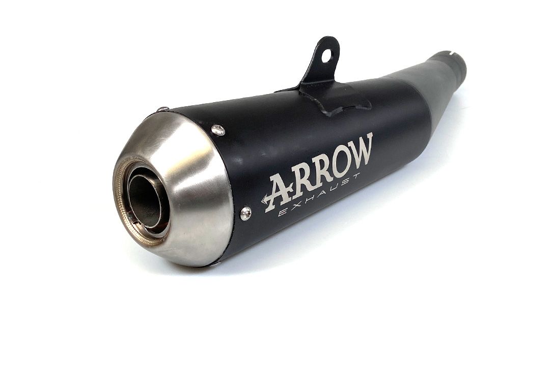 ARROW Auspuff DARK PRO RACING für Yamaha XJR1300 2007-2016, Edelstahl schwarz