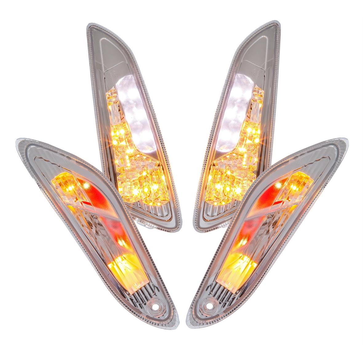 Blinker-Set LED klar für Vespa Primavera/​Sprint 50ccm 2T/​4T