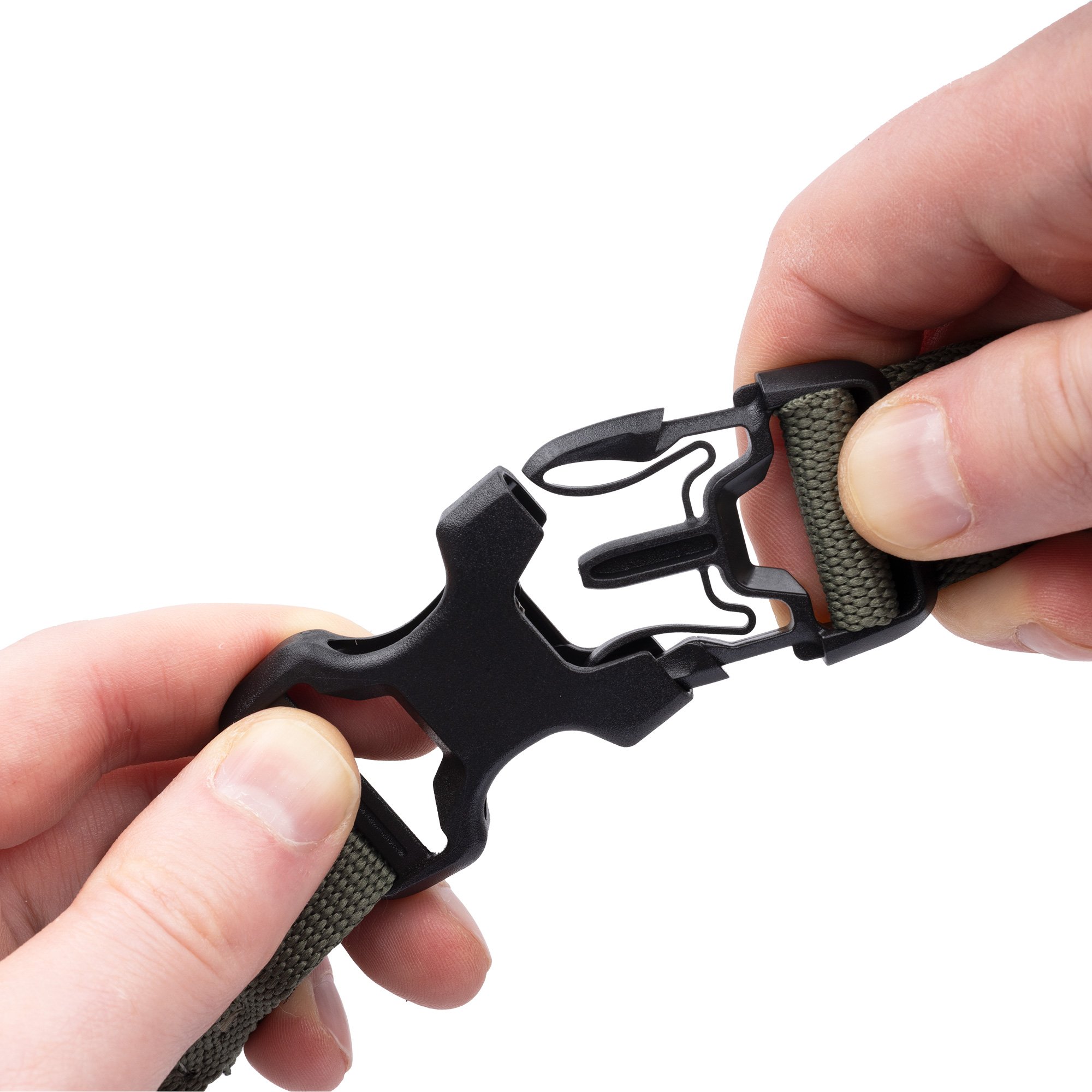 Atlas B-Clip, Spanngurtset 26mm x 1,2m, grün