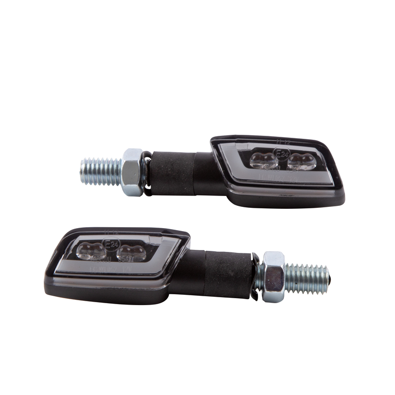 HIGHSIDER smart Formula-TS LED Blinker/Positionslicht Schwarz/Getönt 2in1, E-Geprüft (Paar)