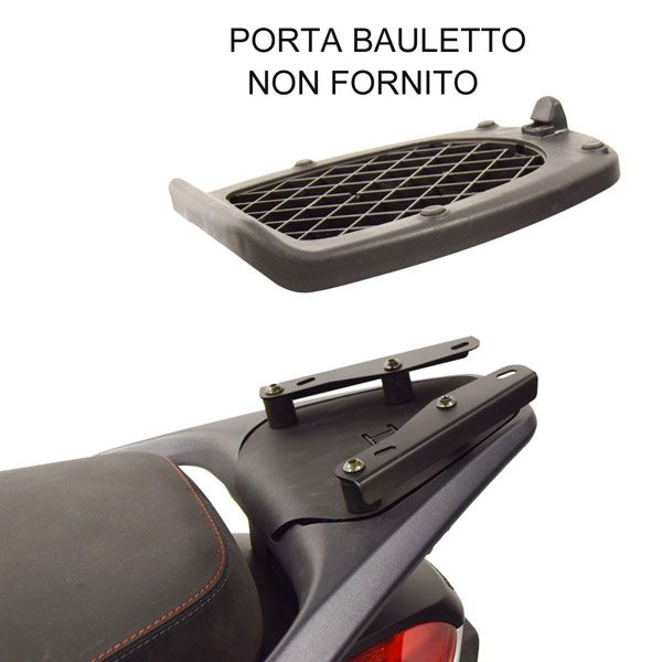 Halterung für die Topcase-Platte für Piaggio Beverly 300 / 400