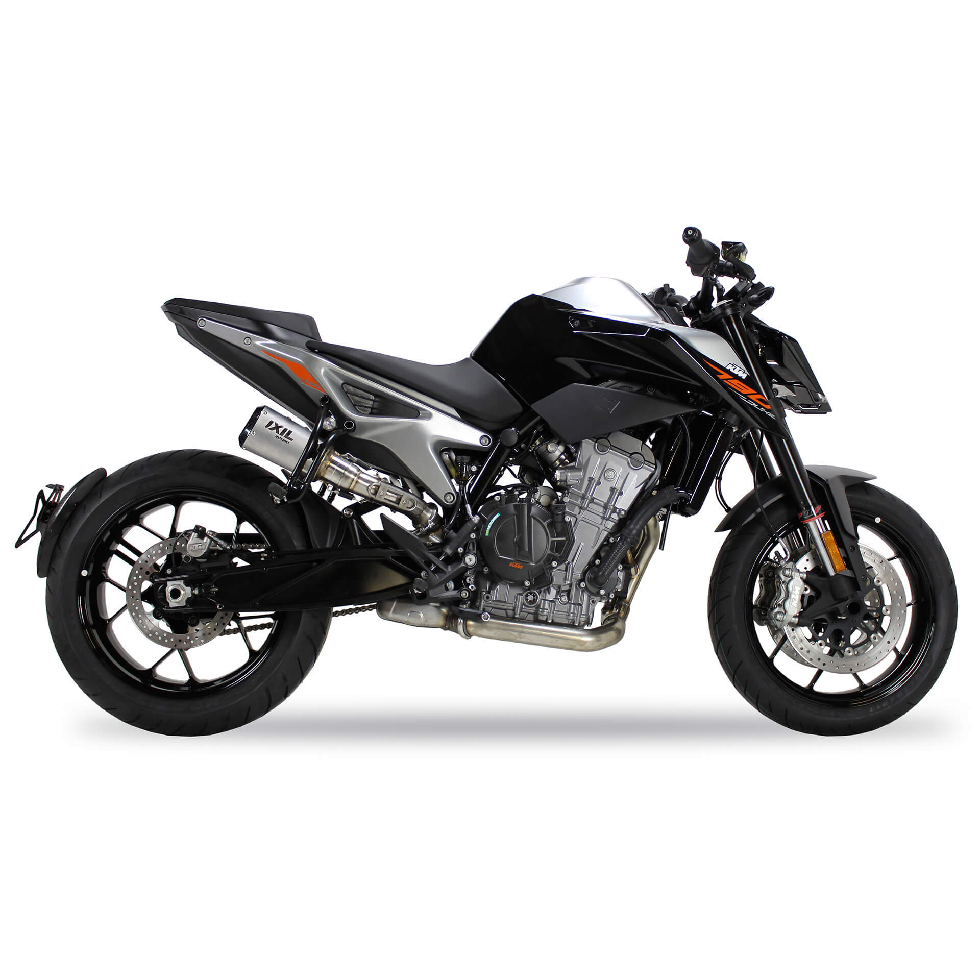 IXIL RB Endtopf KTM 790 Duke /Duke 890, Edelstahl, E-geprüft, Euro4+5