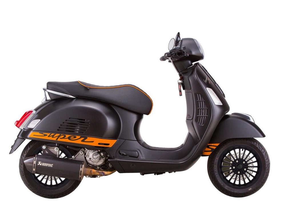 Felge vorne/hinten für Vespa GTS/​GTS Super/​GTV/​GT 60/​GT/​GT L 125-300ccm, schwarz matt