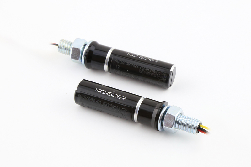 HIGHSIDER pro Conero LED Rück-, Bremslicht, Blinker Schwarz/Getönt 3in1, E-Geprüft (Paar)