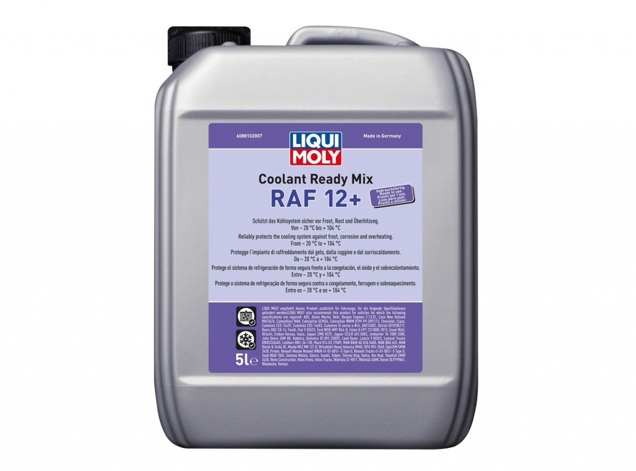 Liqui Moly Kühlflüssigkeit, Coolant Ready Mix RAF 12+, 5 l