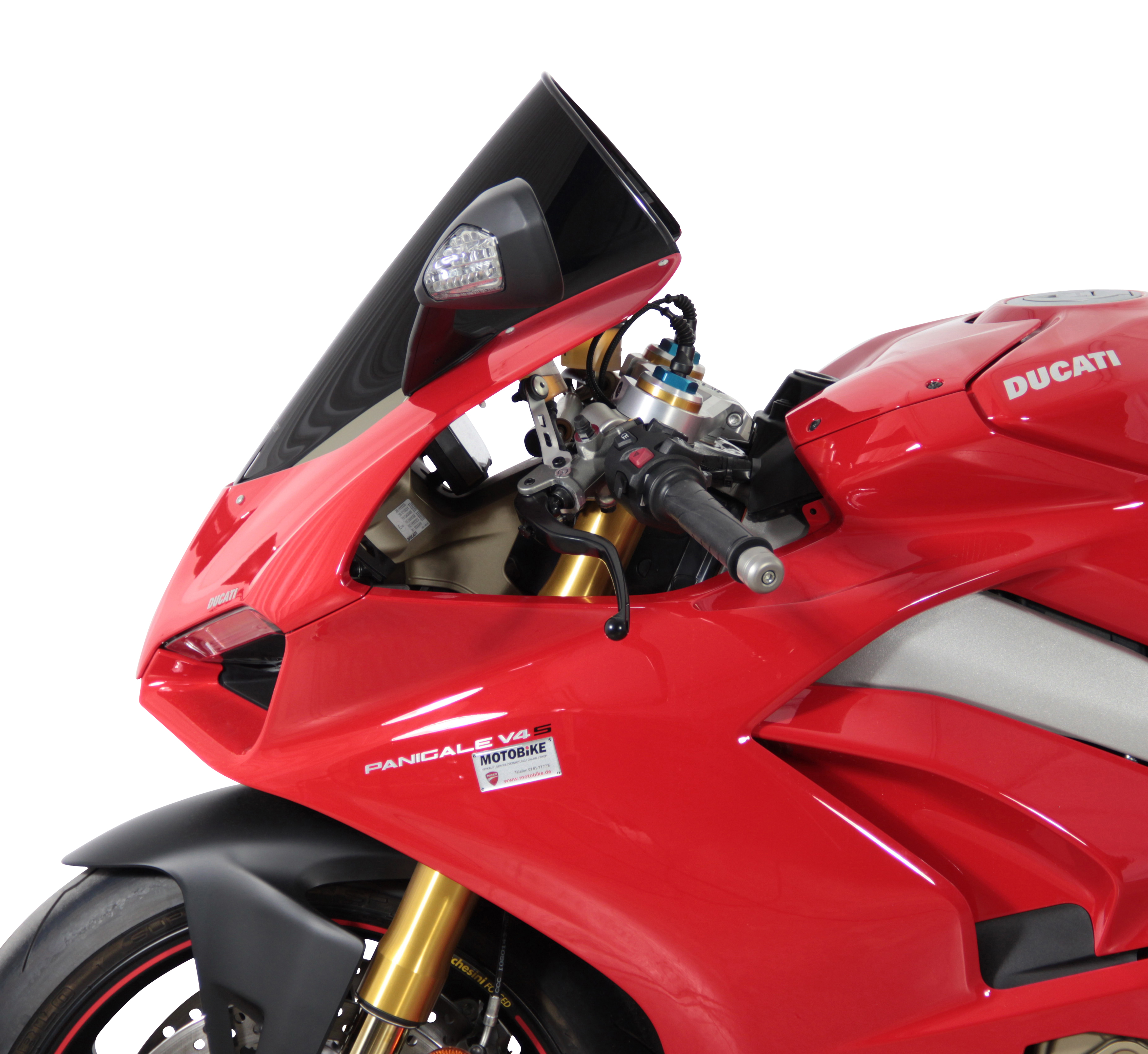 Racingscheibe "R" schwarz für Panigale V4 /R /S Orignal MRA