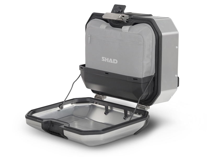 Shad Seitenkoffer Terra TR36, rechts, Aluminium silber, 36 l