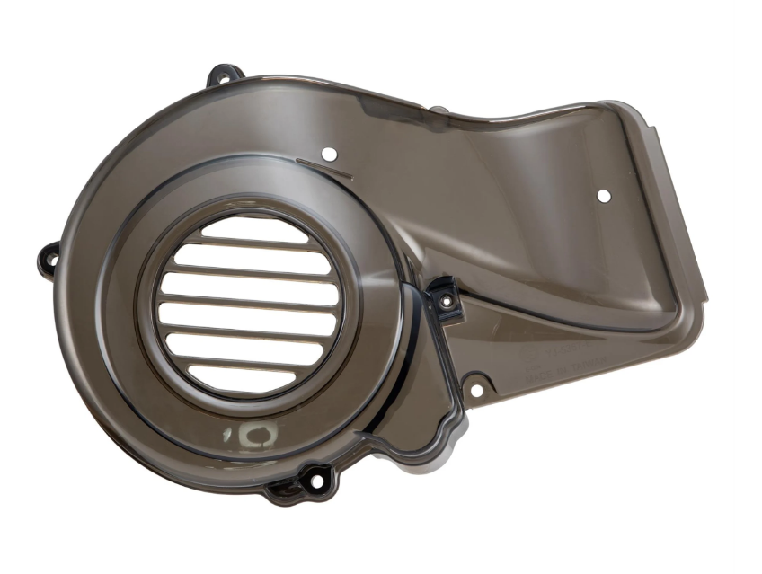 Lüfterradabdeckung für Vespa Primavera/​Sprint/​LX/S/946 3V i.e.125/​150ccm 4T AC, schwarz getönt