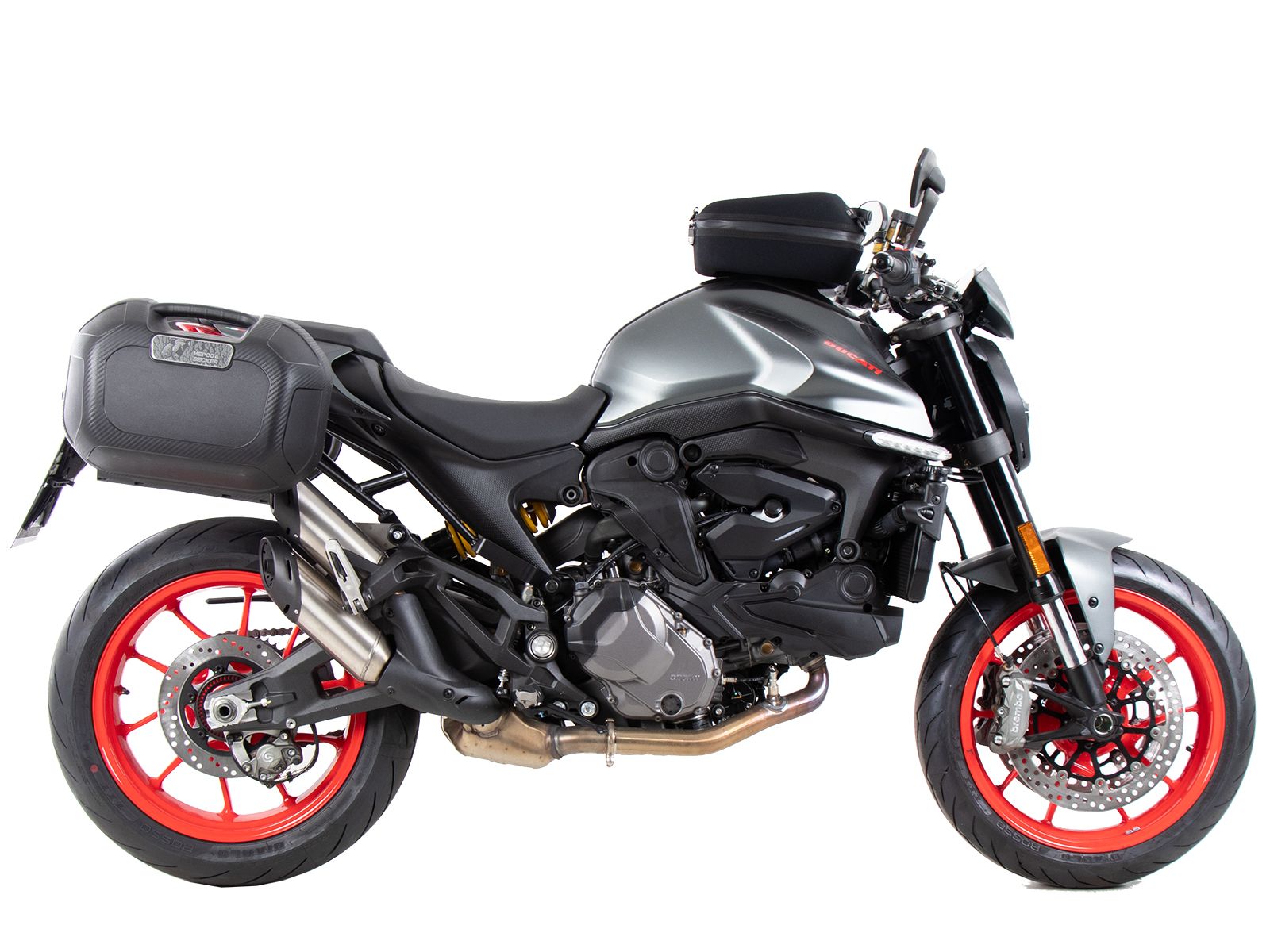 C-Bow Seitenträger schwarz für Ducati Monster 937 / 937+ (21-) Hepco & Becker