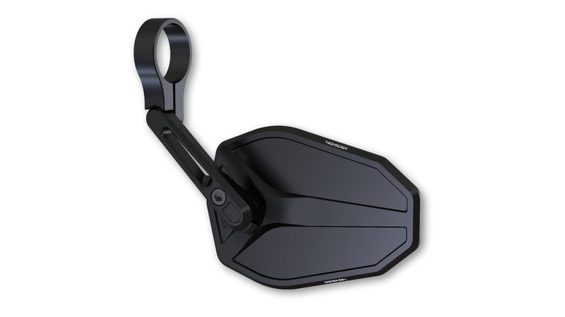 HIGHSIDER pro Lenkerendenspiegel Victory-Slim Schwarz Kurz (1Stck.)