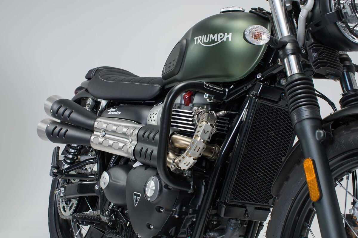 SW-Motech Sturzbügel für schwarz für Triumph Street Scrambler, Bonneville Bobber /Speedmaster
