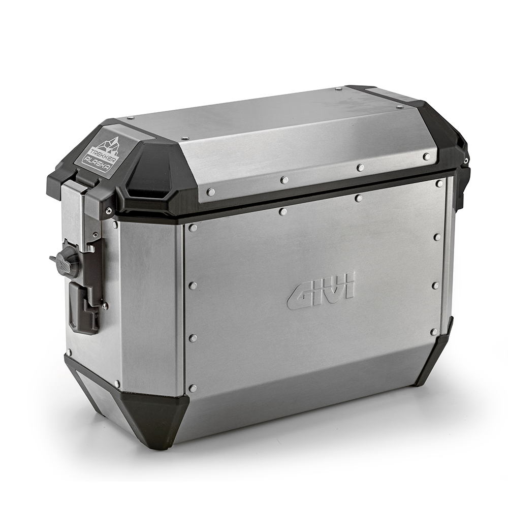 Trekker Alaska 36L Koffer-Satz MONOKEY silber Givi