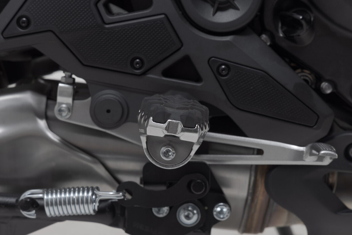 SW-Motech Verstellbare Fußrasten EVO, Edelstahl, für Kawasaki Versys 1000
