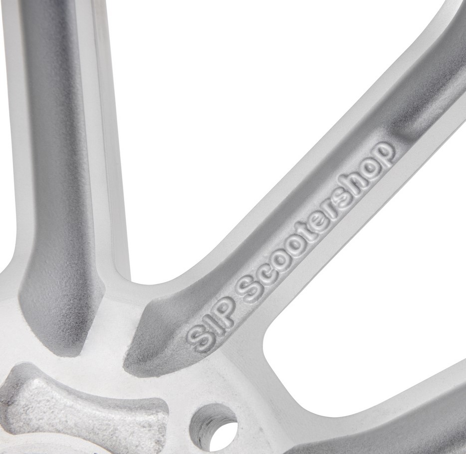 Felge vorne/hinten 12" für Vespa GTS/​GTS Super/​GTV/​GT 60/​GT/​GT L 125-300ccm, silber