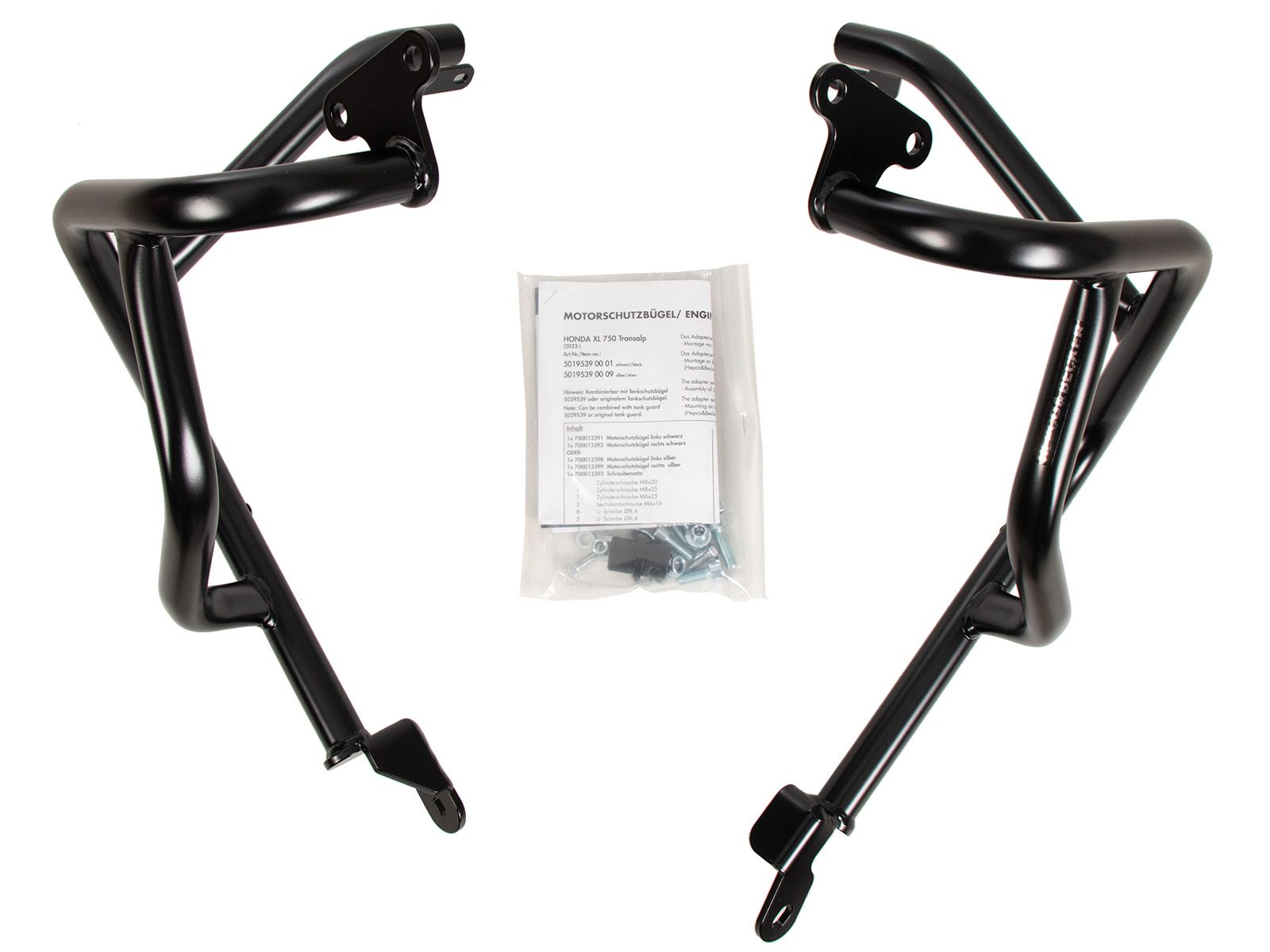 Motorschutzbügel schwarz für Honda XL 750 Transalp (25-) Hepco & Becker