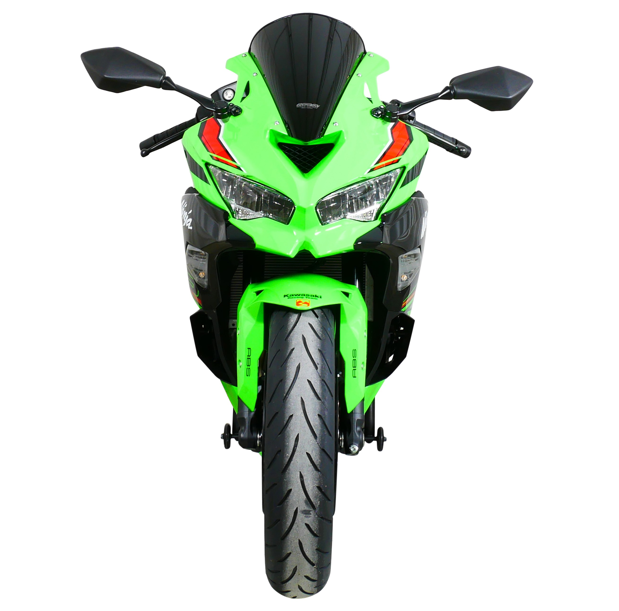 MRA Racingscheibe "R" schwarz für Kawasaki ZX-4 R / ZX- 4 RR (24-)