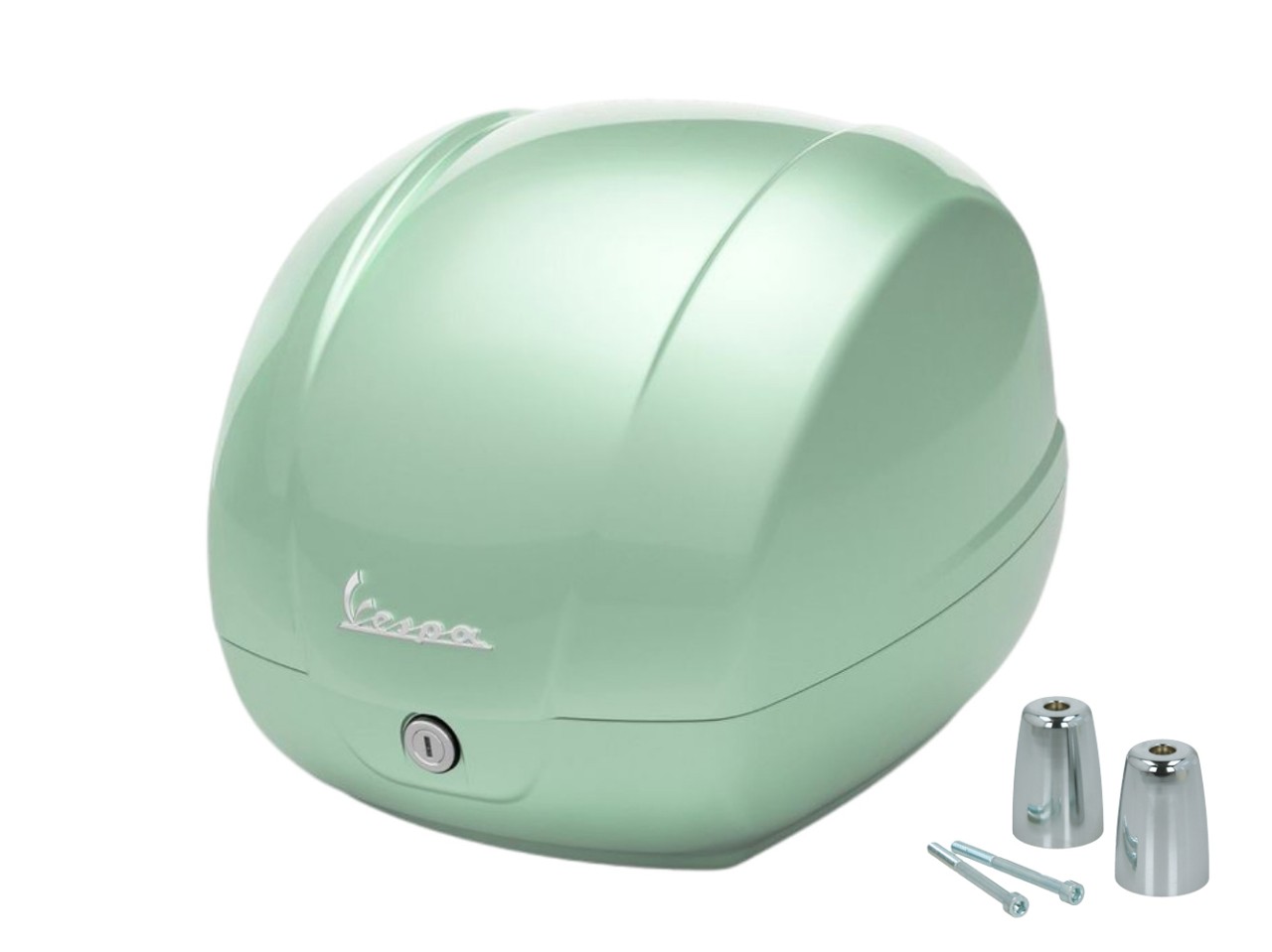 Original Topcase 36L hell grün / Latte Menta 350/A für Vespa GTS 125/310 und GTV 310