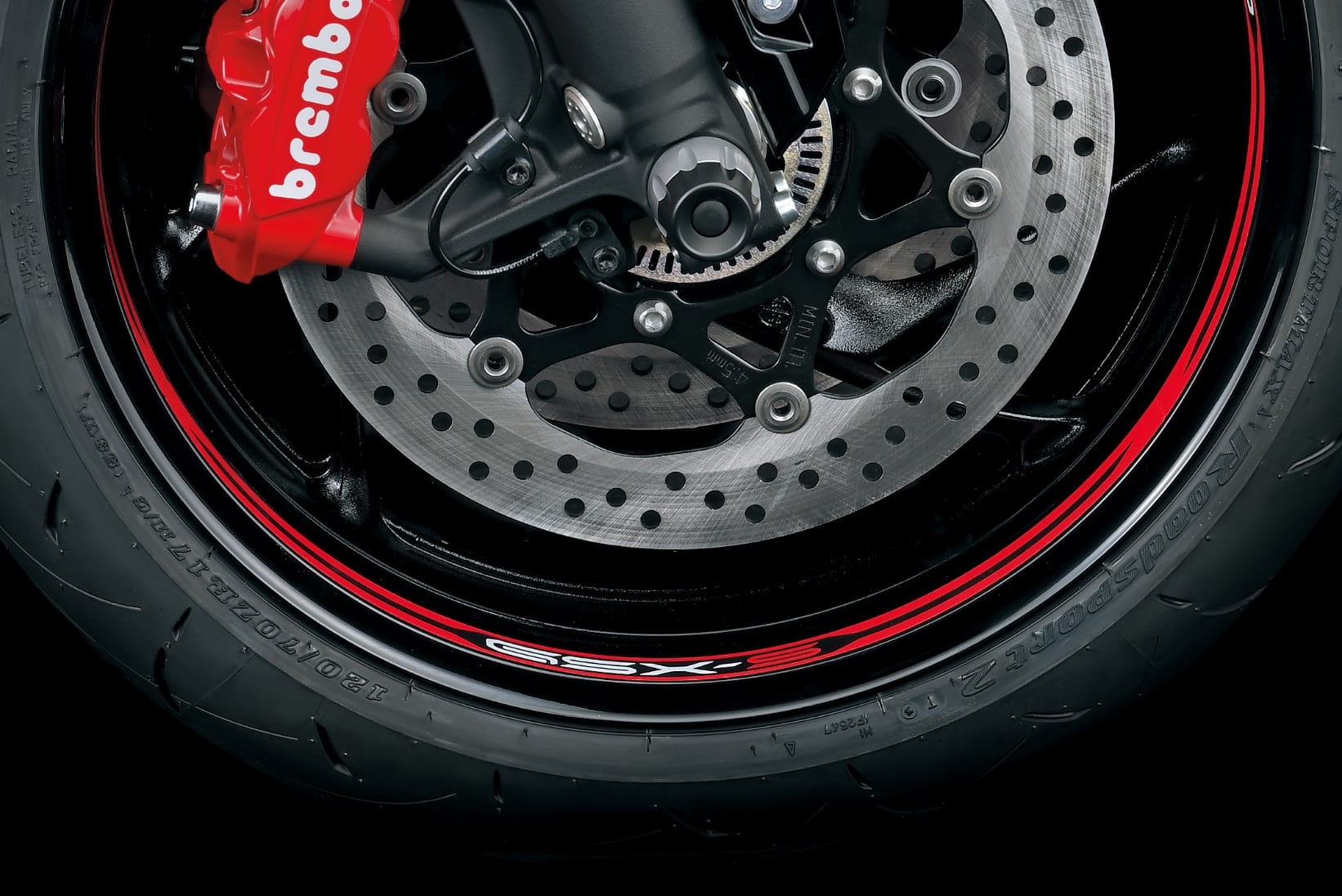 Felgenbettdekor rot für Suzuki GSX-S 1000 GX (24-) Original