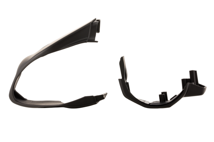 Abdeckung Schaltereinheit, rechts/links, vorne/hinten für Vespa Primavera/​Sprint, schwarz matt