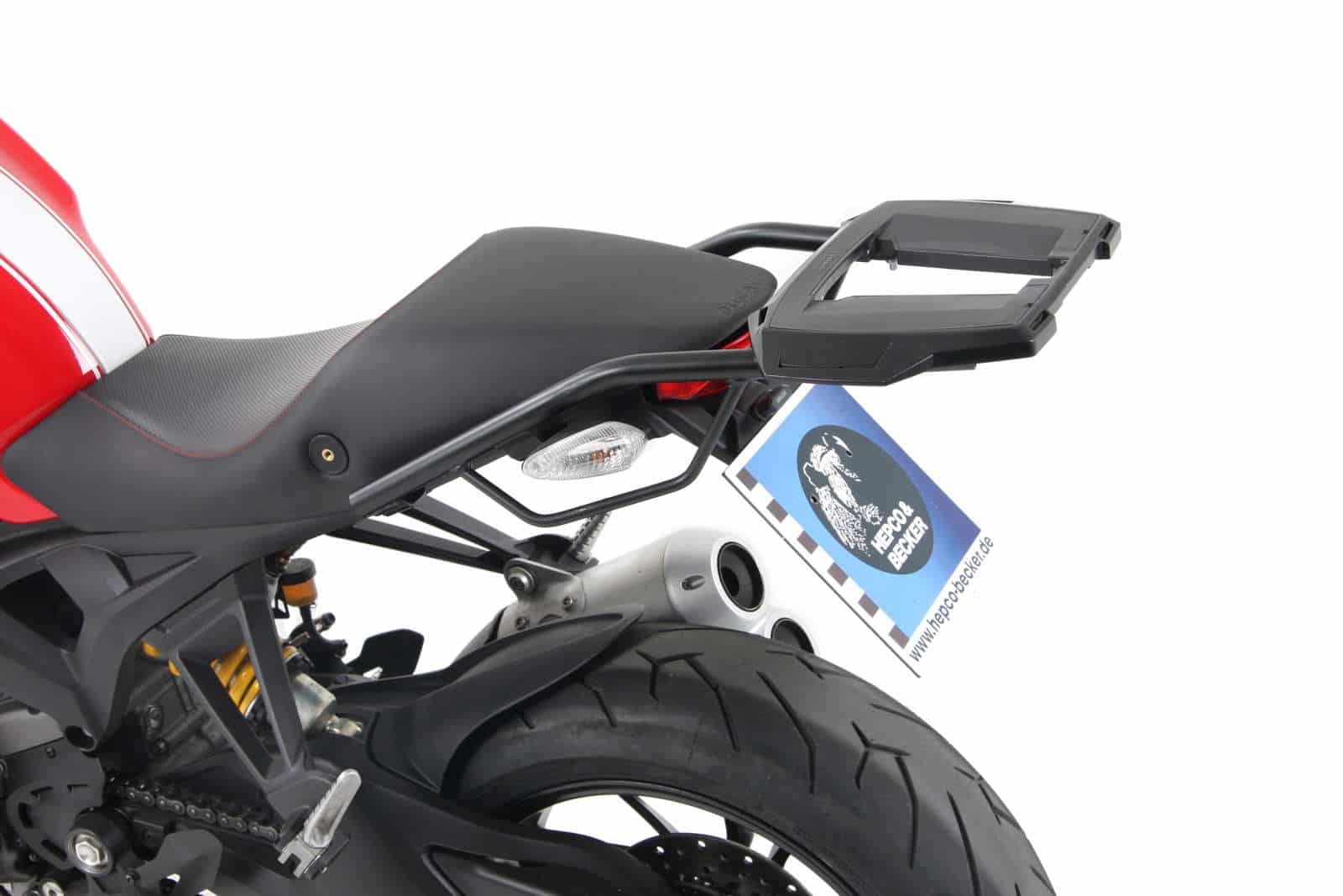 Alurack Topcaseträger für Ducati Monster 1100 Evo (11-13) Hepco & Becker